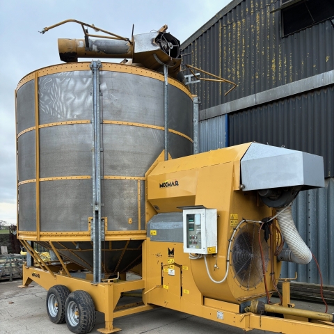 Used Mecmar S34 Mobile Grain Drier 